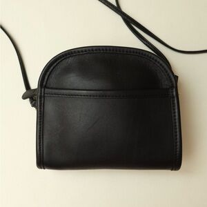 Vintage 1997 Black Coach Abbie Bag Leather Crossbody EUC Restored Missing Tag